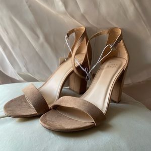 Taupe Strap Heels
